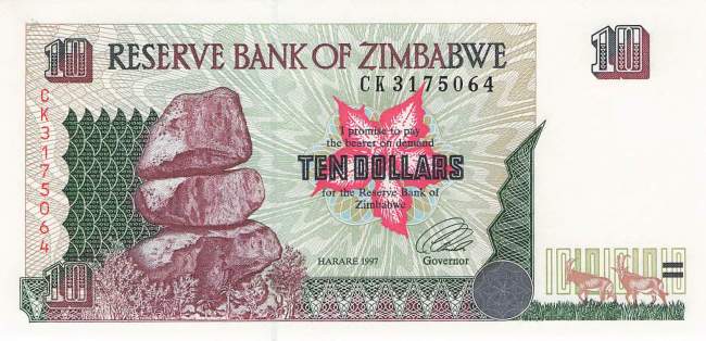 10 Dollar 1997